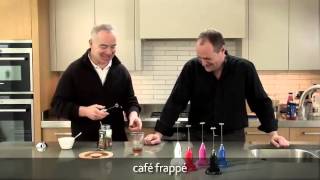 How to make a frappé coffee using an aerolatte milk frother [upl. by Nahsin]