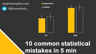 Ten Statistical Mistakes in 5 Min [upl. by Esilehs949]