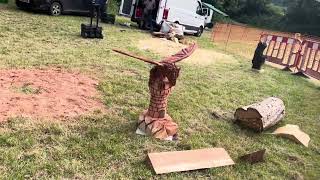 A fabulous range of wooden sculpture at Caerleon festival 2024 [upl. by Karolyn]