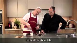 How to make a hot chocolate using an aerolatte milk frother [upl. by Yarb]