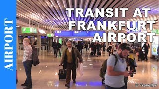 TRANSIT WALK AT FRANKFURT Airport FRA Terminal 1  Connection Flight Transfer Arriving amp Departing [upl. by Oina]