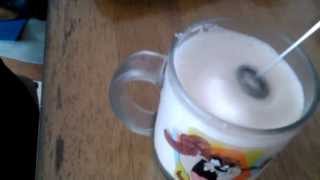 Aerolatte Review Frothing Cold Milk In Under 1 Minute [upl. by Kelcey]